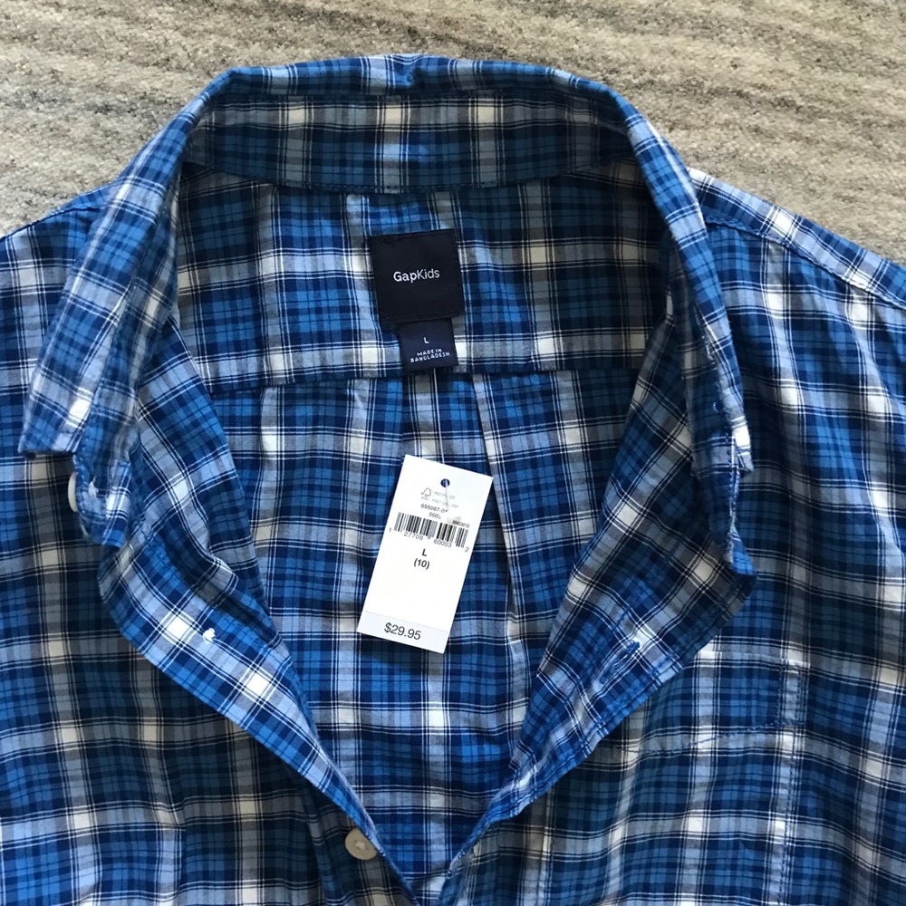 Gap boys button down shirt